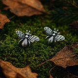 Vintage Bohemian Bee Earrings with Nature Inspired Insect Design