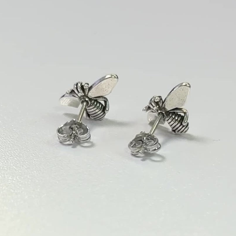 Vintage Bohemian Bee Earrings with Nature Inspired Insect Design