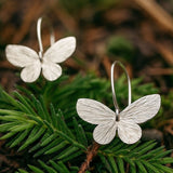 Butterfly Dangle Earrings with Nature Inspired Minimalist Boho Style