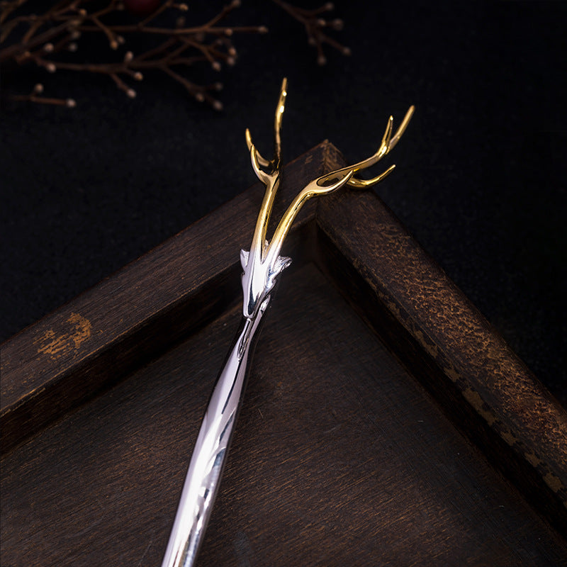 Antler Vine Hairpin – Mystic Nature Spirit Accessory