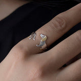 Golden Puppy Adjustable Ring for Pet Lovers
