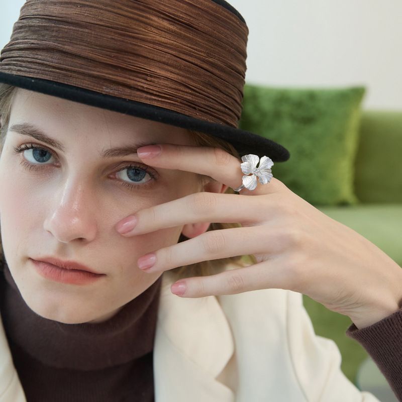 Mystic Bloom Ring – Whisper of Petal Grace