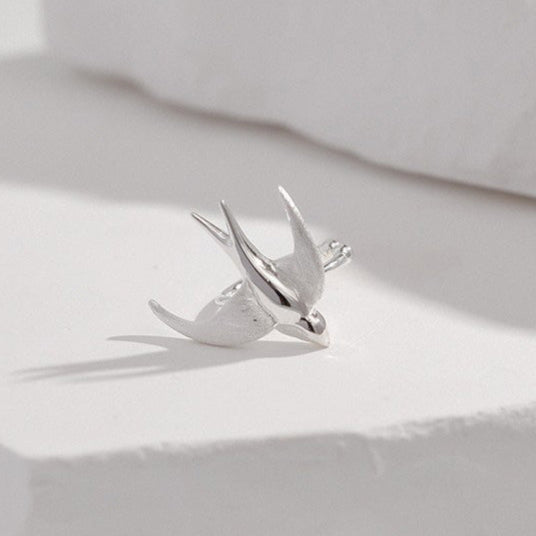 Golden Swallow Adjustable Ring for Spirit and Freedom