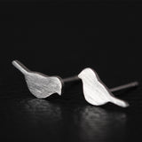 Silver Bird Stud Earrings for Freedom and Soul Flight