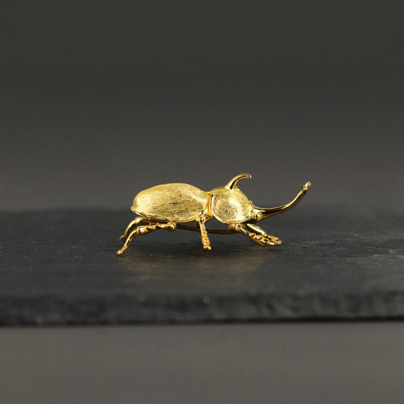 Mystic Scarab Beetle Brooch for Protection and Power