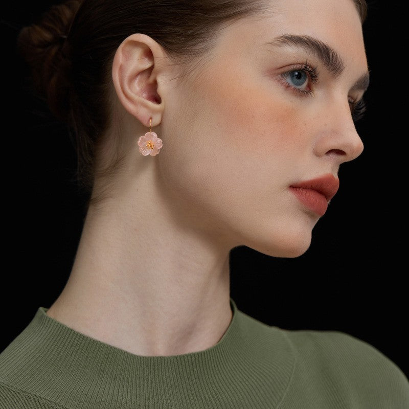 Mystic Blossom Drop Earrings