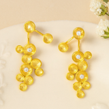 Nature Drop Earrings – Sterling Silver or Gold