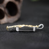 Golden Feather Pendant – Spirit Guardian Charm Necklace