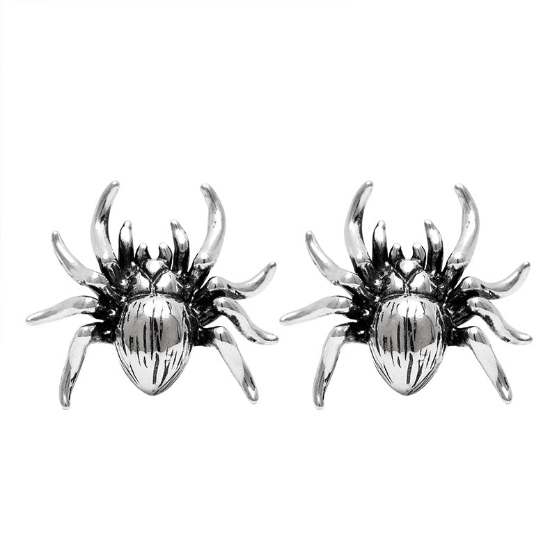 Mystic Spider Stud Earrings for Bold Witchcore Vibes