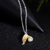 Mermaid Tail Pearl Necklace – Ocean-Inspired Elegance