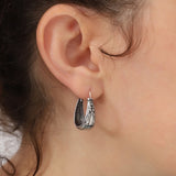 Tribal Guardian Hoop Earrings with Ancient Patterns