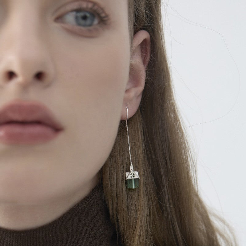 Fairy Cottage Drop Earrings – Enchanted Green Home