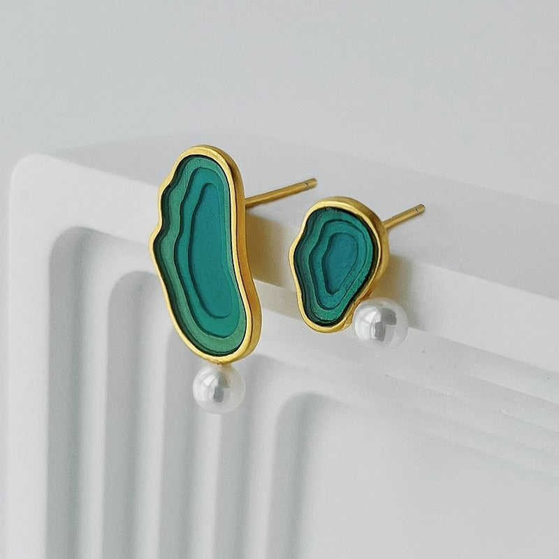 Leaf Drop Earrings Gold Silver Dangle Jewelry