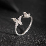Butterfly Spirit Ring in Gold and Silver for Transformation