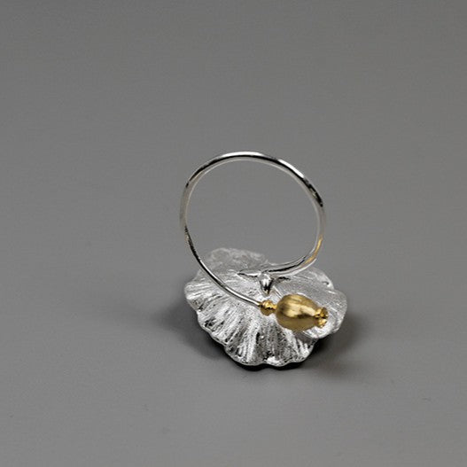 Bloom and Bud Ring for Duality and Feminine Power