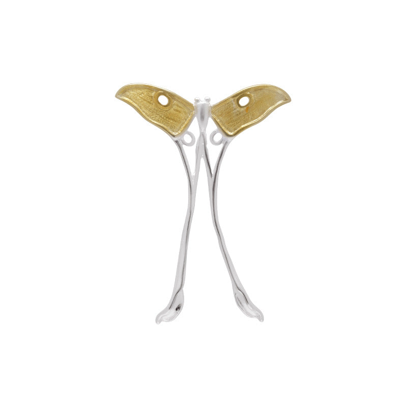 Golden Feather Pearl Necklace – Boho Spirit Jewelry Charm