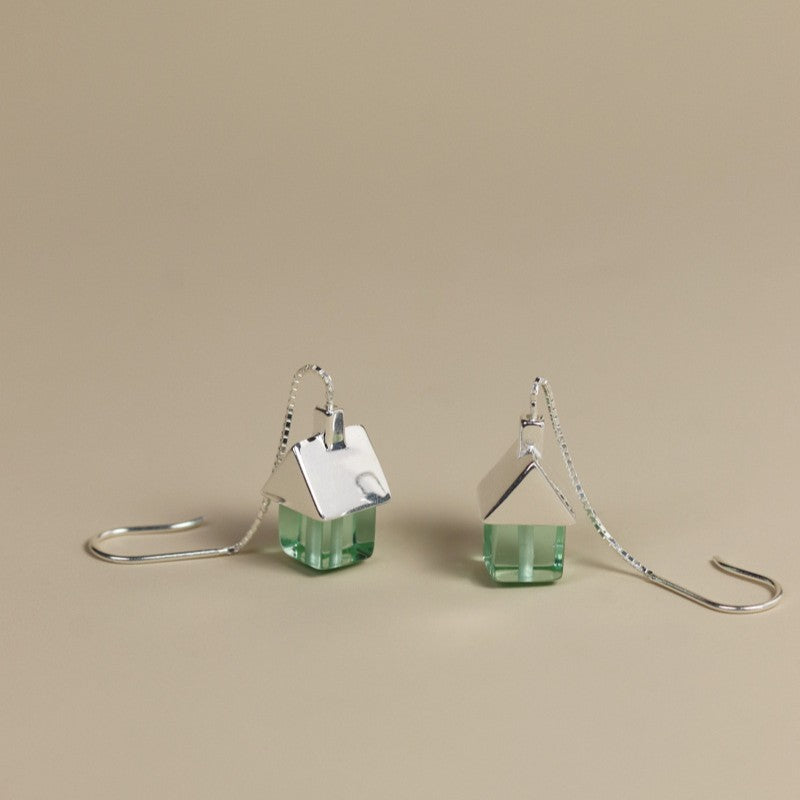 Fairy Cottage Drop Earrings – Enchanted Green Home