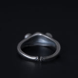 Mystic Creature Eye Ring for Protection and Dark Insight