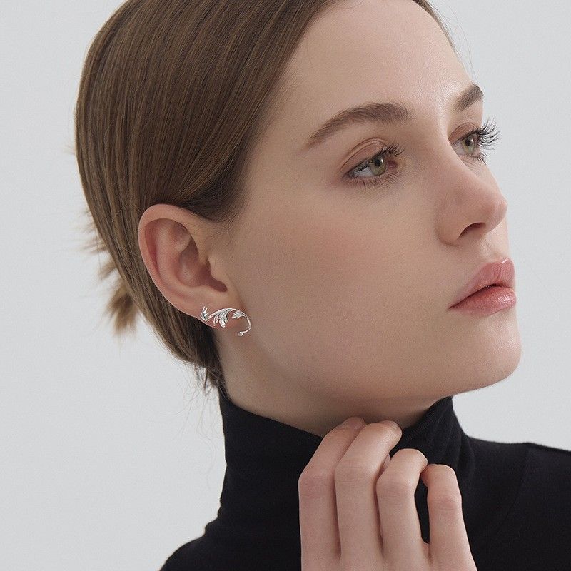 Leaf Ear Cuff Earrings for Women