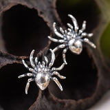 Mystic Spider Stud Earrings for Bold Witchcore Vibes