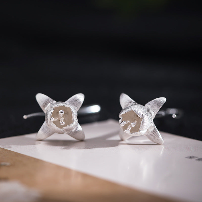 Lily Bell Drop Earrings for Nature-Inspired Mystic Style