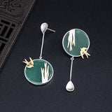Silver Petal Ring with Golden Stamens for Gentle Energy