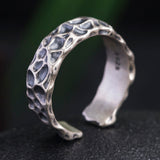 Raw Textured Lava Ring for Earthbound Spirit Power