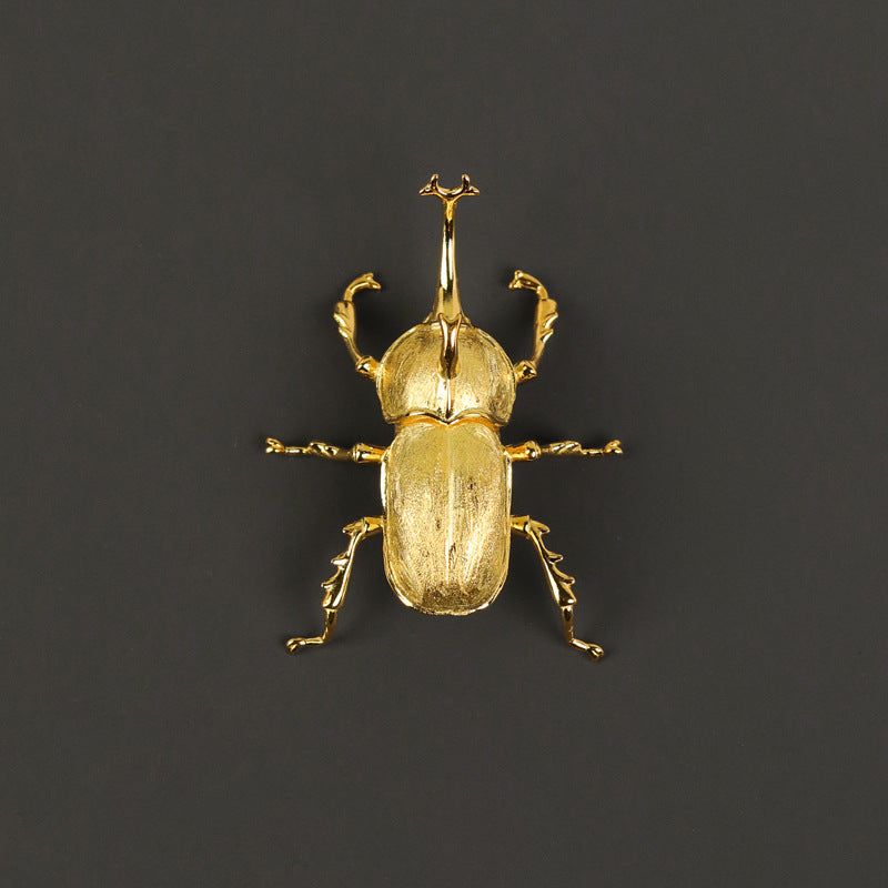 Mystic Scarab Beetle Brooch for Protection and Power