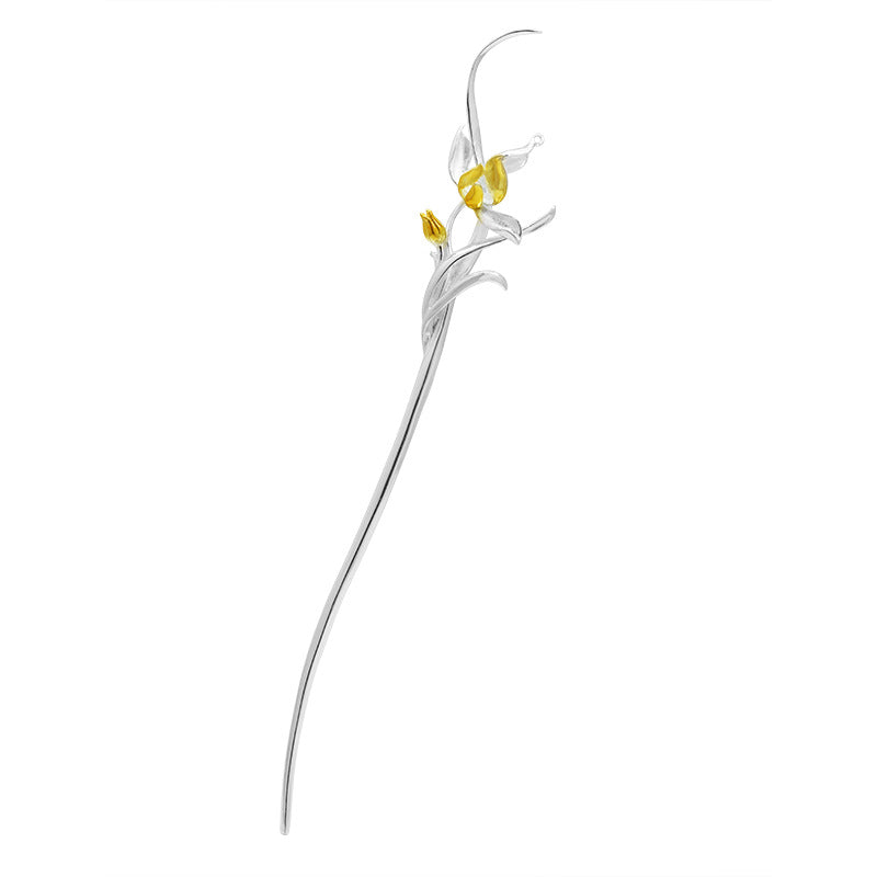 Orchid Hair Stick for Elegant Mystic Updos