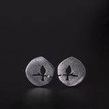 Mystic Bird Cutout Stud Earrings for Daily Protection