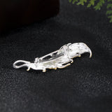 Golden Feather Pendant – Spirit Guardian Charm Necklace