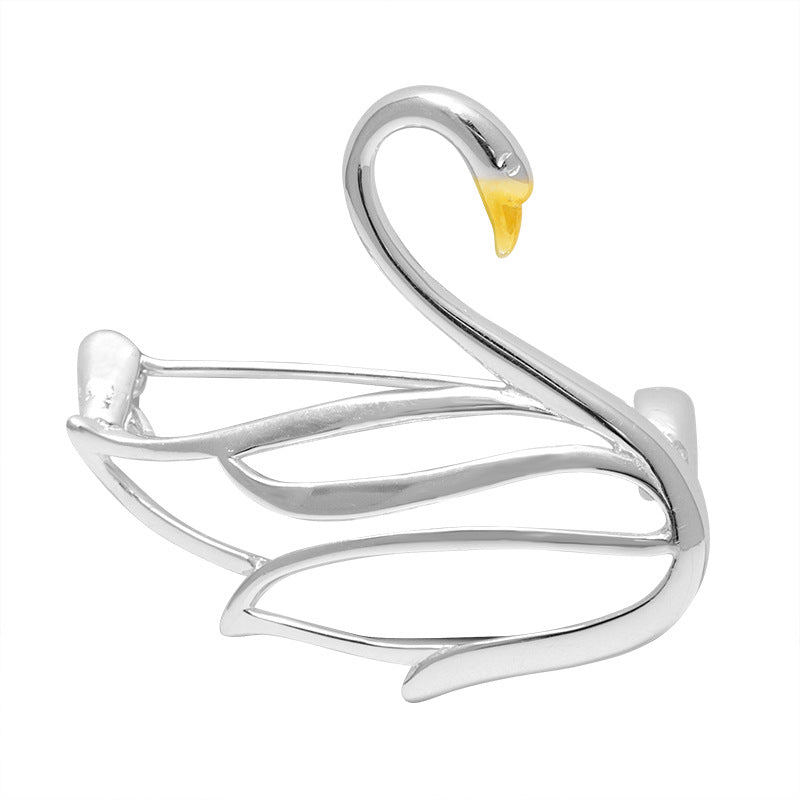 Elegant Swan Hair Clip – Minimalist Nature-Inspired Accessory