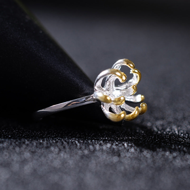 Claw Bloom Ring for Power, Protection and Divine Unfolding
