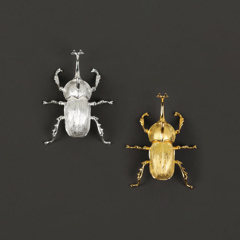 Mystic Scarab Beetle Brooch for Protection and Power