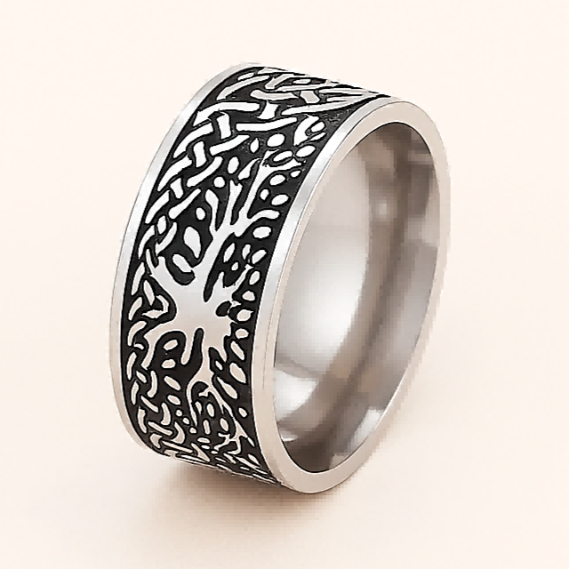 Mystic Celtic Tree of Life Ring for Spiritual Balance