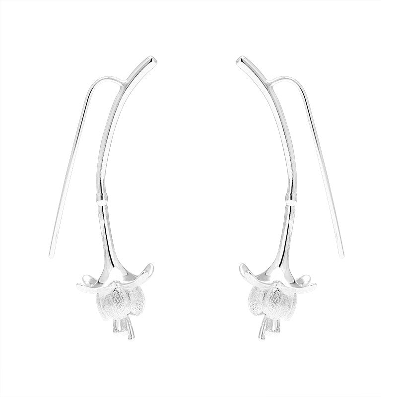 Lily Bell Drop Earrings for Nature-Inspired Mystic Style