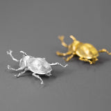 Mystic Scarab Beetle Brooch for Protection and Power