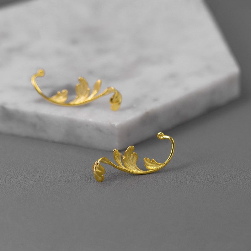 Leaf Ear Cuff Earrings for Women