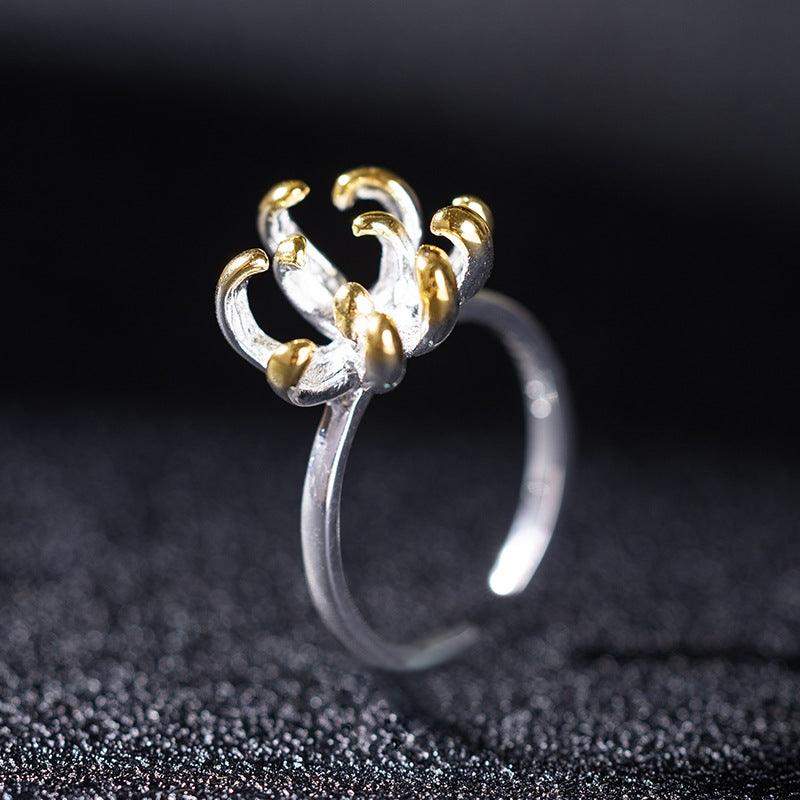 Claw Bloom Ring for Power, Protection and Divine Unfolding