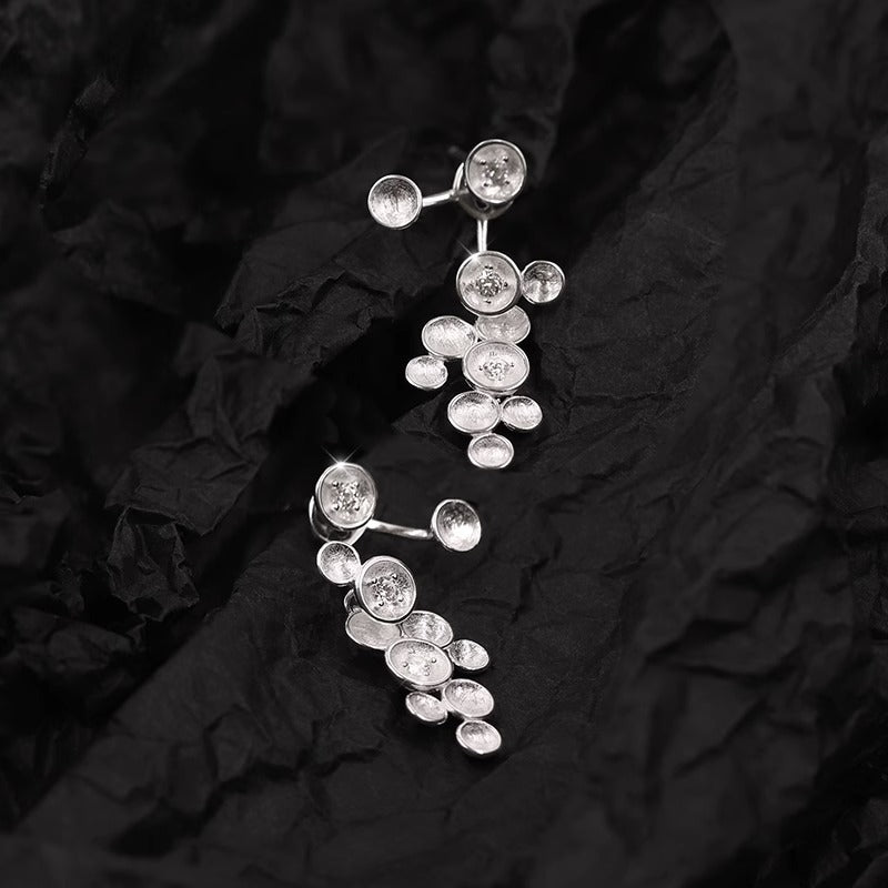 Nature Drop Earrings – Sterling Silver or Gold