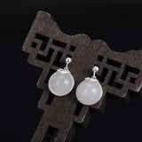 Moonlight Glow Drop Earrings for Inner Peace & Balance