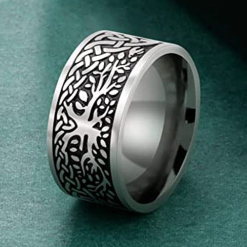 Mystic Celtic Tree of Life Ring for Spiritual Balance