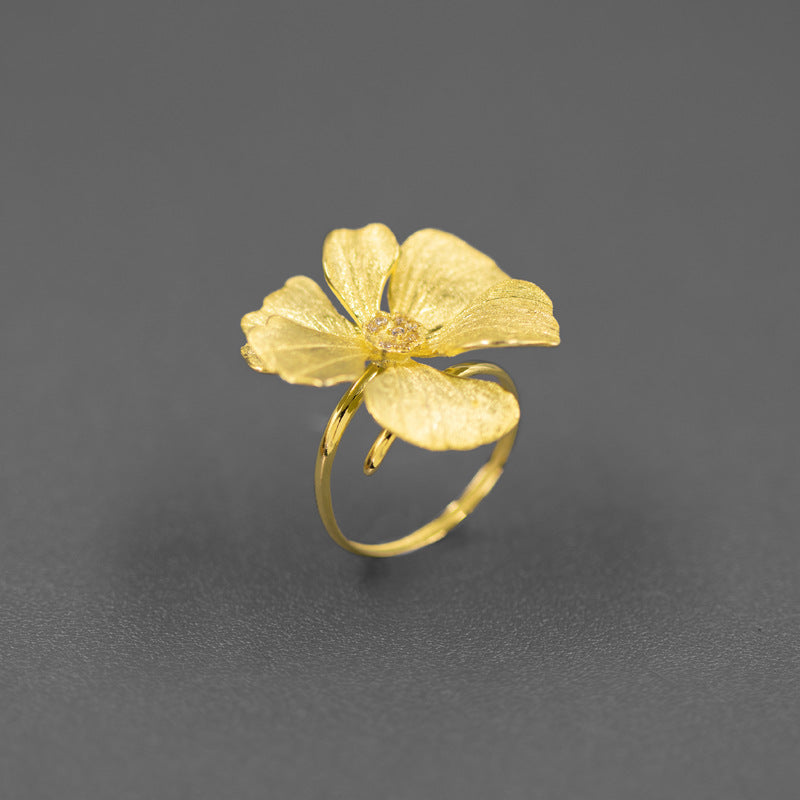 Mystic Bloom Ring – Whisper of Petal Grace