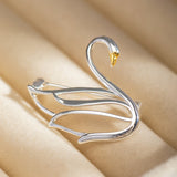 Elegant Swan Hair Clip – Minimalist Nature-Inspired Accessory