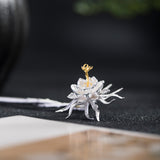 Night Bloom Epiphyllum Silver Hairpin Stick