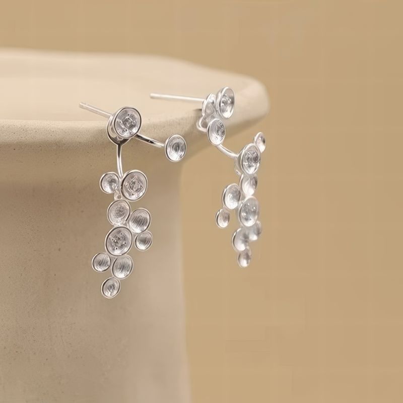 Nature Drop Earrings – Sterling Silver or Gold