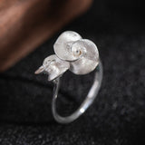 Spiral Petal Ring for Whispers of Botanical Magic