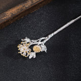 Chrysanthemum Hair Stick for Elegant Mystic Energy Flow
