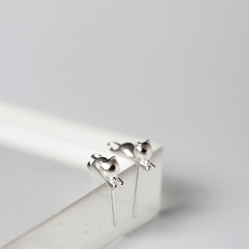 Stretching Cat Studs for Calm Energy and Quiet Magic