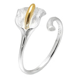 Calla Lily Ring of Purity, Grace and Spiritual Rebirth